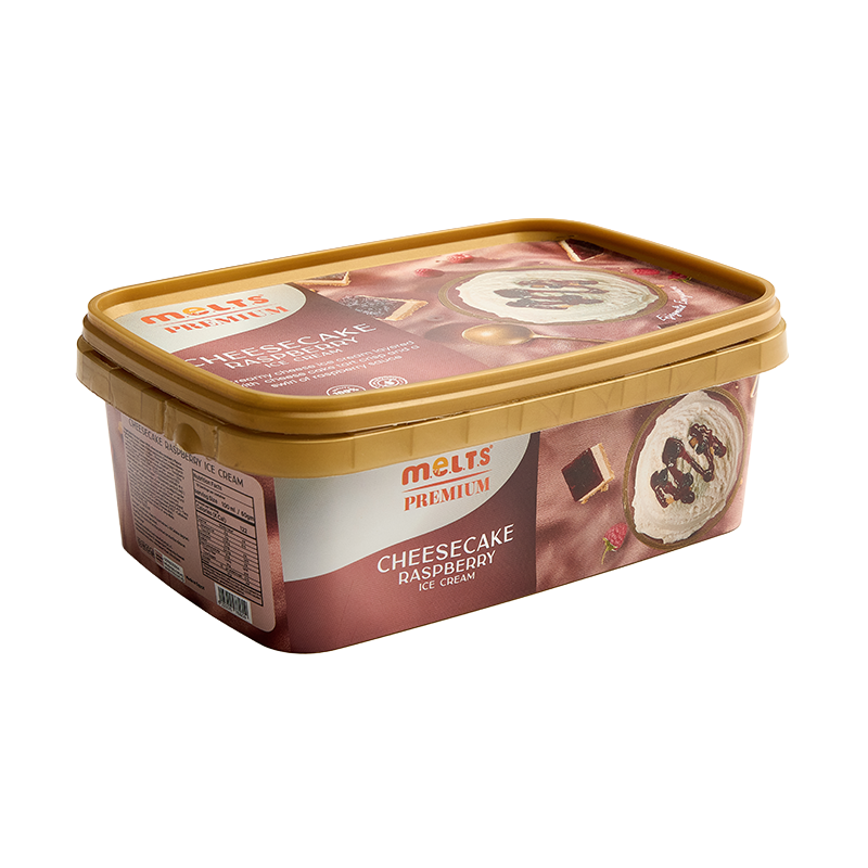 M.e.l.t.s Cheese Cake Raspberry Ice Cream 1 L